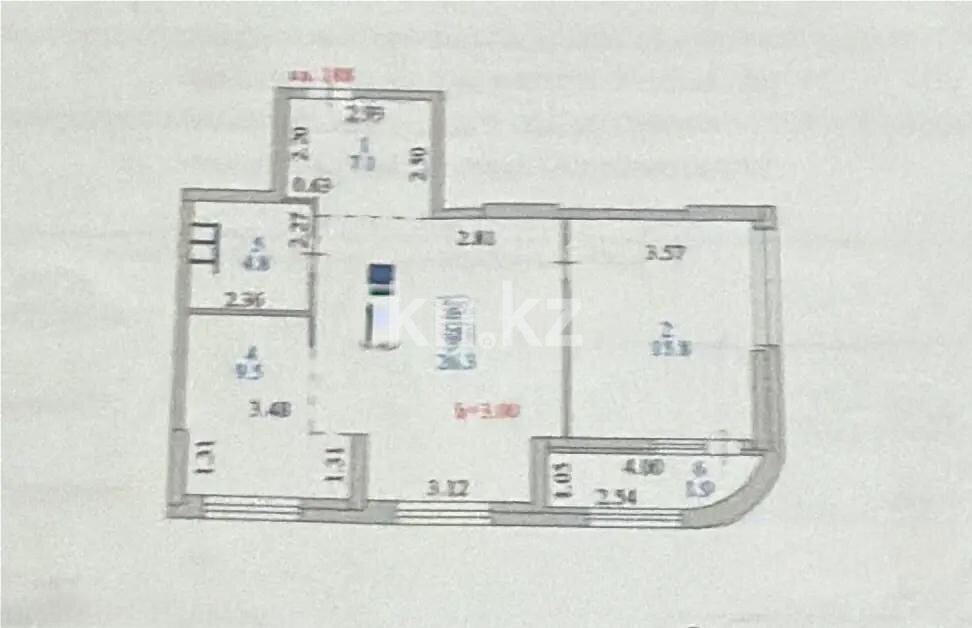 Продажа 2-комнатной квартиры, 65.4 м² в Астане - фото 6