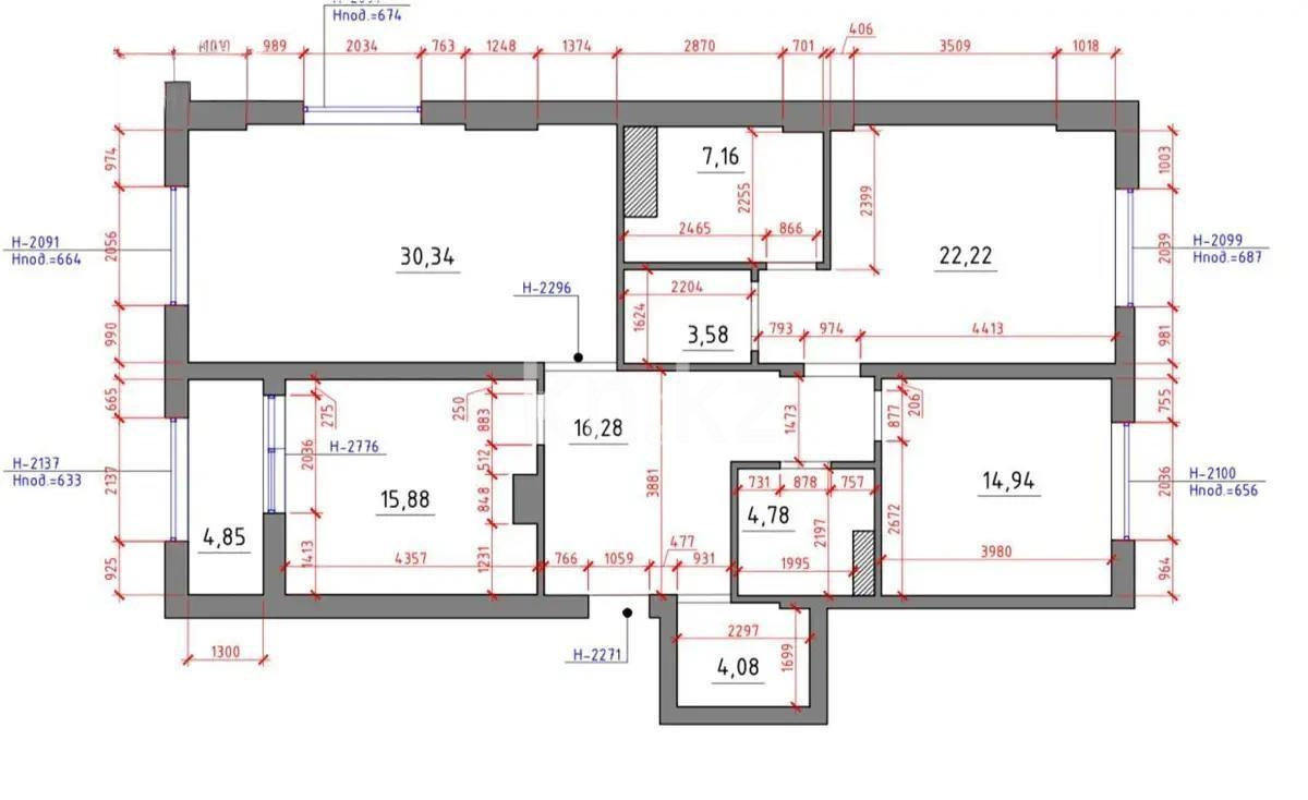 Продажа 3-комнатной квартиры, 125 м² в Астане - фото 2