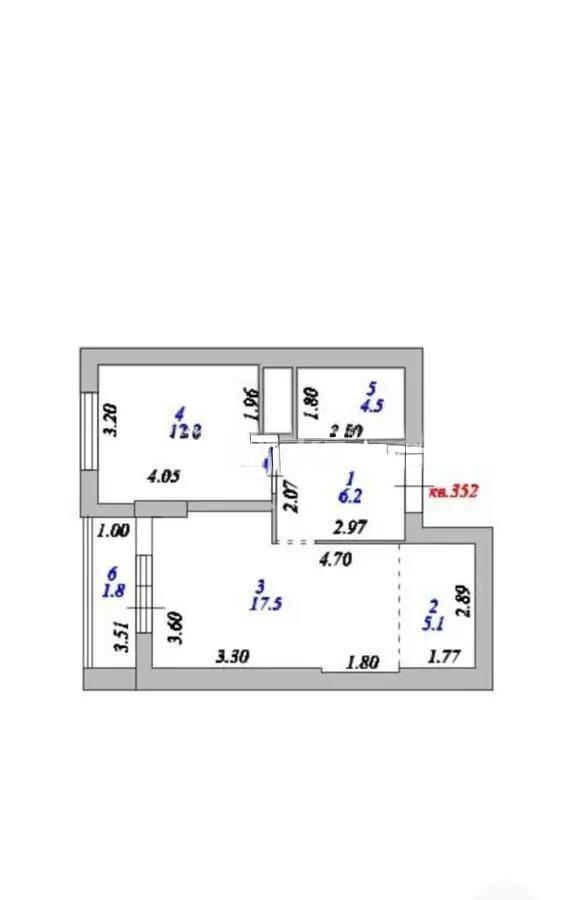 Продажа 2-комнатной квартиры, 47 м², ул. Байтурсынова, дом  16 - Продажа  двухкомнатных квартир в новостройках Астаны без посредников с фото фото 1 из 1
