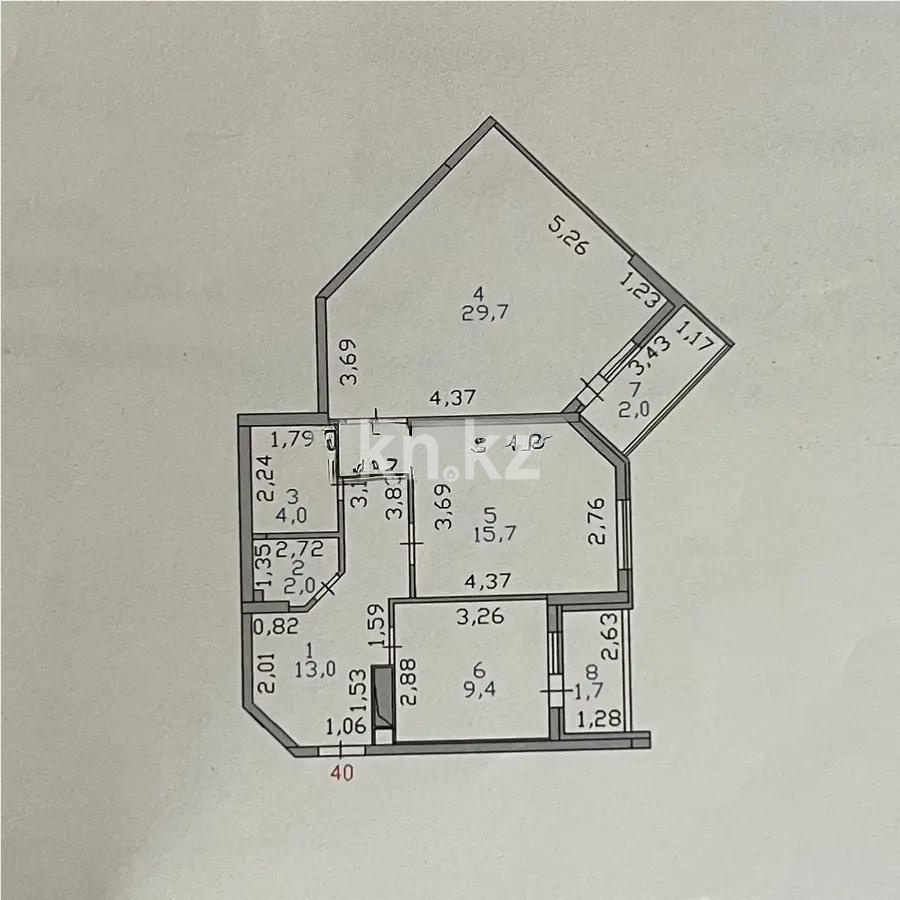 Продажа 2-комнатной квартиры, 77.5 м² - Продажа  двухкомнатных квартир в новостройках Астаны - страница 8 фото 7 из 7