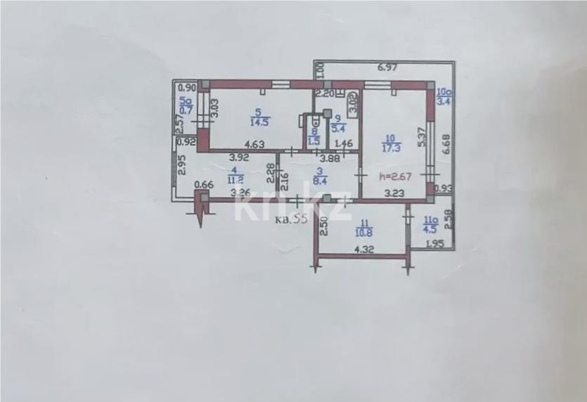 Продажа 3-комнатной квартиры, 77.7 м² - Продажа недвижимости в Казахстане - страница 20 фото 1 из 1