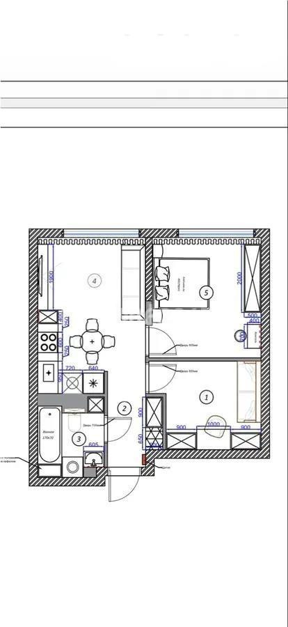 Продажа 3-комнатной квартиры, 43 м² - Продажа квартир в новостройках Алматы без посредников фото 5 из 5