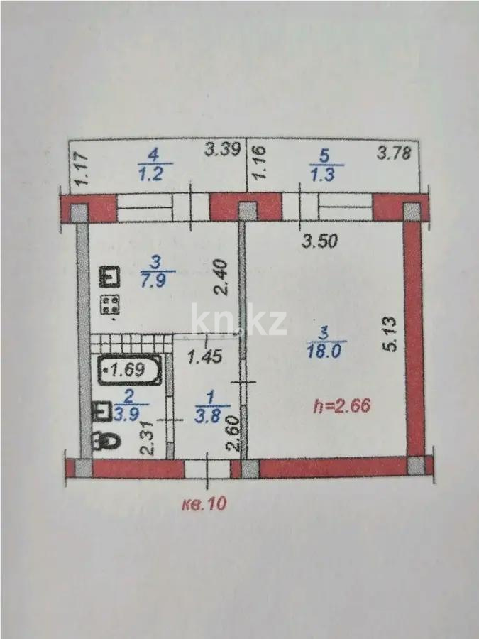 Продажа 1-комнатной квартиры, 36 м², ул. Жарокова, дом  91 в Алматы - фото 4