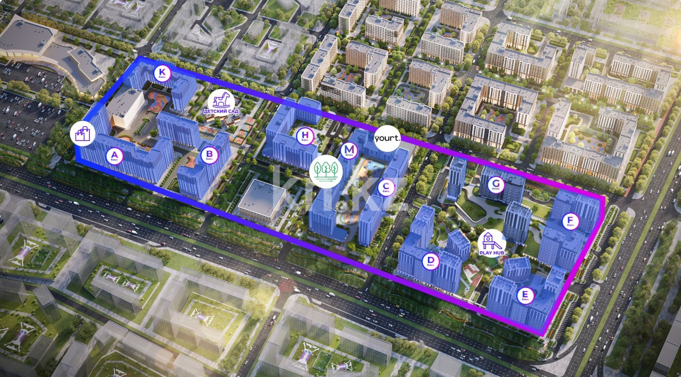 Продажа 2-комнатной квартиры, 41.14 м² - Продажа  двухкомнатных квартир в новостройках Астаны - страница 3 фото 3 из 20