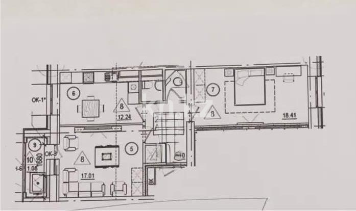 Продажа 2-комнатной квартиры, 59.6 м² - Продажа недвижимости в Астане - страница 10 фото 3 из 3