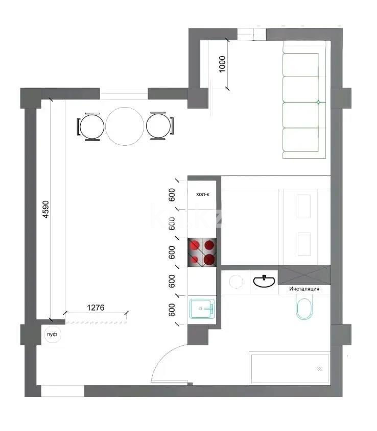 Продажа 1-комнатной квартиры, 37 м², ул. Шаймерденова, дом  32в в Алматы - фото 6