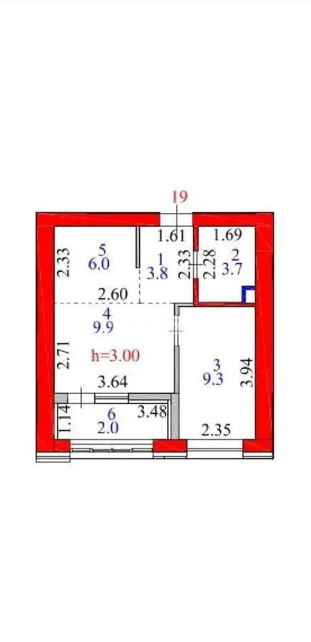 Продажа 2-комнатной квартиры, 35 м², ул. Култегин, дом  4 в Астане - фото 4