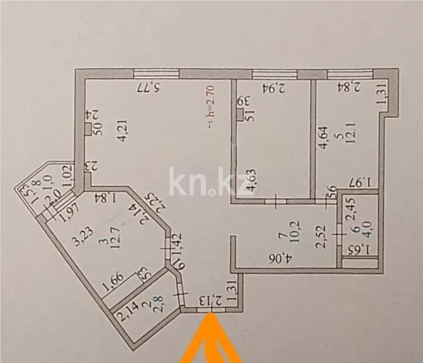 Продажа 3-комнатной квартиры, 93 м² в Астане - фото 7