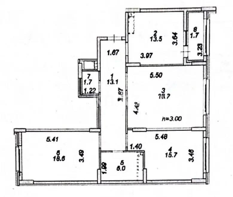 Продажа 3-комнатной квартиры, 94 м², пр. Туран, дом  39/2 стр - Продажа  трехкомнатных квартир в новостройках Астаны фото 4 из 4