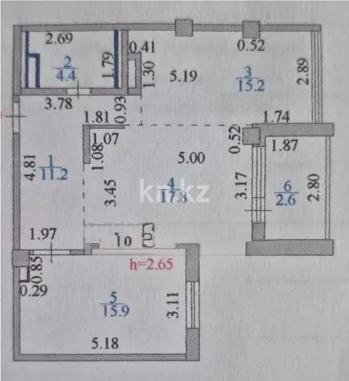Продажа 2-комнатной квартиры, 67 м² в Астане - фото 5
