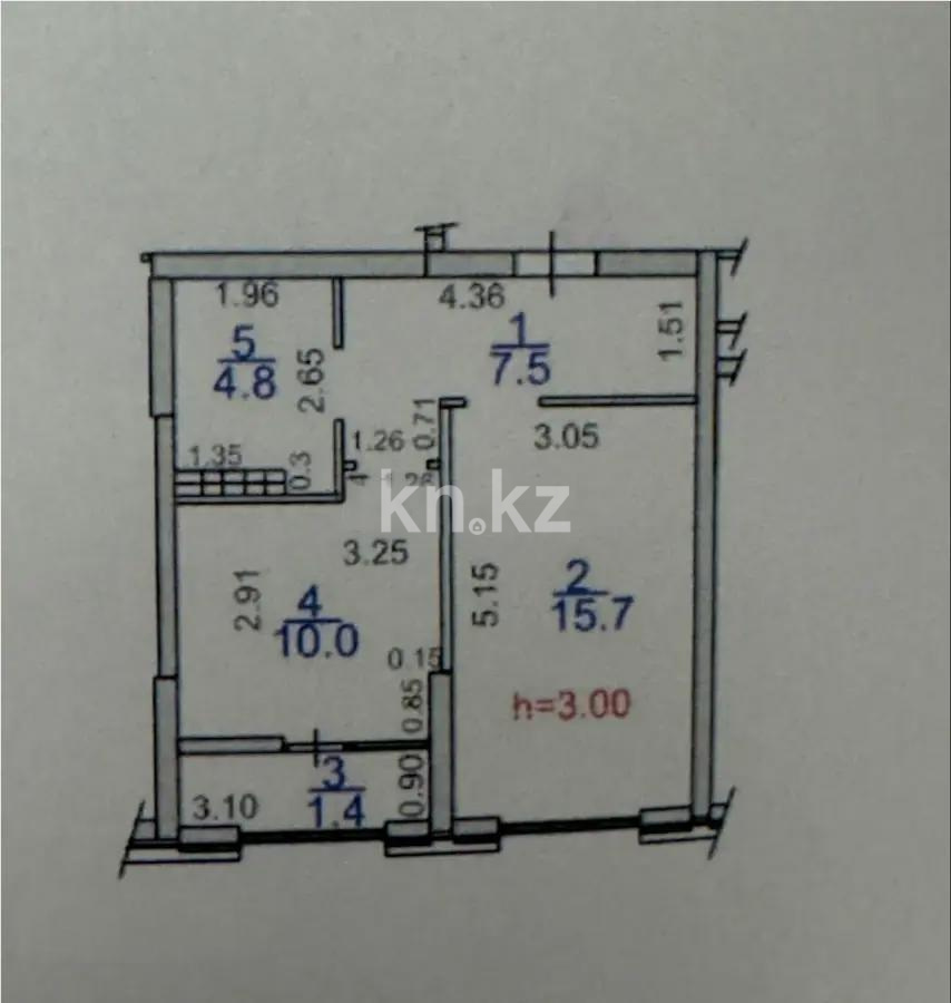 Продажа 1-комнатной квартиры, 39.4 м² в Алматы - фото 3
