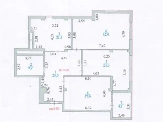 Продажа 3-комнатной квартиры, 145.2 м², ул. Кенесары, дом  69а в Астане