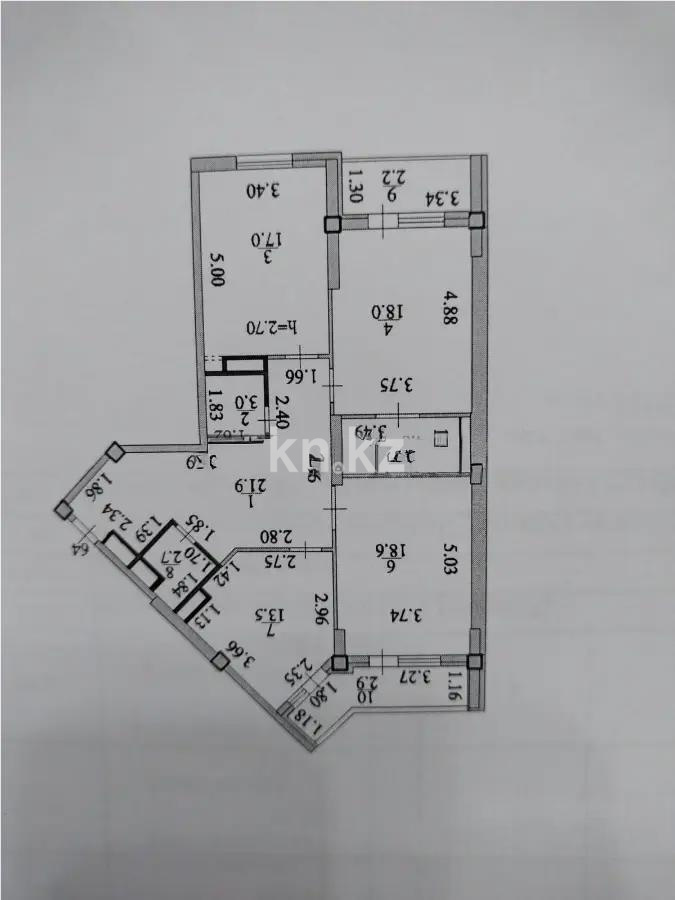 Продажа 3-комнатной квартиры, 105 м² - Продажа трехкомнатных квартир от собственников в Астане - страница 2 фото 7 из 7