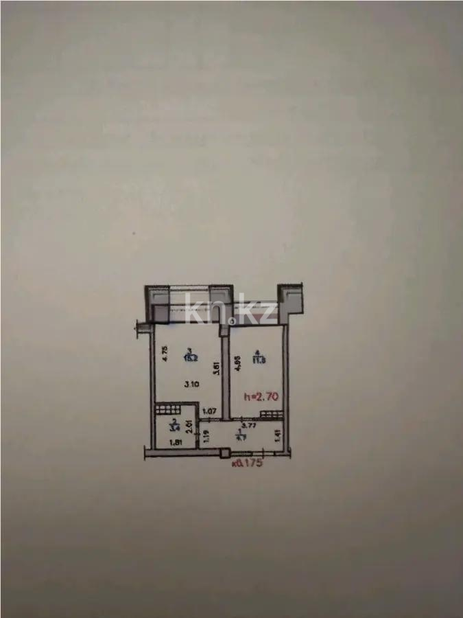 Продажа 1-комнатной квартиры, 35 м², ул. Северное Кольцо, дом  92/2 - Продажа  однокомнатных квартир в новостройках Алматы фото 3 из 3