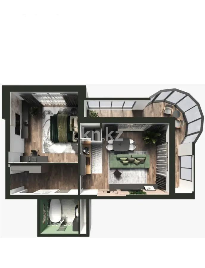 Продажа 2-комнатной квартиры, 80.9 м² в Алматы - фото 3