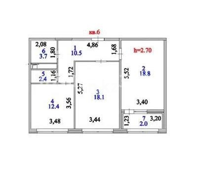 Продажа 2-комнатной квартиры, 70 м², ул. Нурмагамбетова, дом  25/1 в Астане - фото 9