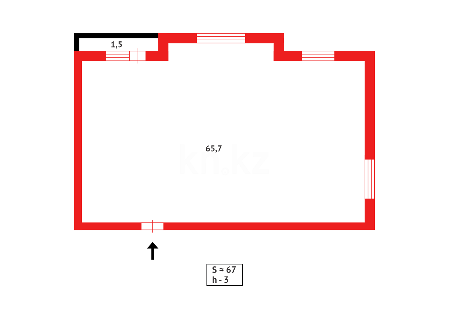 Продажа 3-комнатной квартиры, 67 м² - Продажа квартир в новостройках Караганды - страница 5 фото 15 из 15