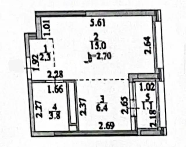 Продажа 1-комнатной квартиры, 29 м² - Продажа квартир от собственников в Астане - страница 14 фото 2 из 2