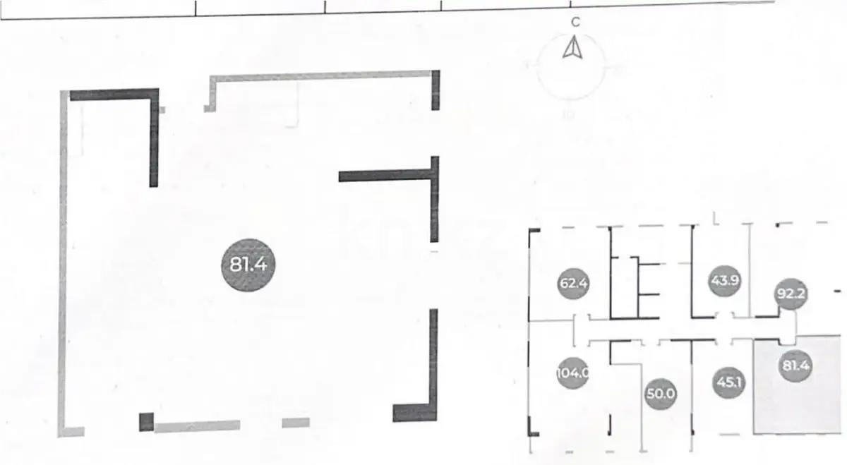 Продажа 3-комнатной квартиры, 81.4 м², ул. Ауэзова, дом  3/2 стр - Продажа  трехкомнатных квартир в новостройках Алматы без посредников фото 1 из 1