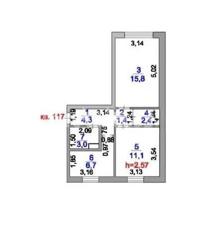 Продажа 2-комнатной квартиры, 45 м² в Астане - фото 7