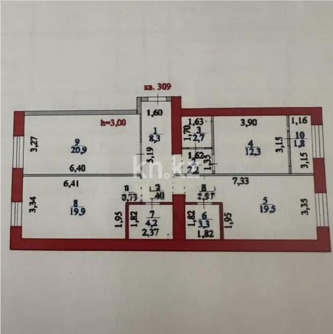 Продажа 3-комнатной квартиры, 95 м² - Продажа трехкомнатных квартир в Астане - страница 62 фото 6 из 6