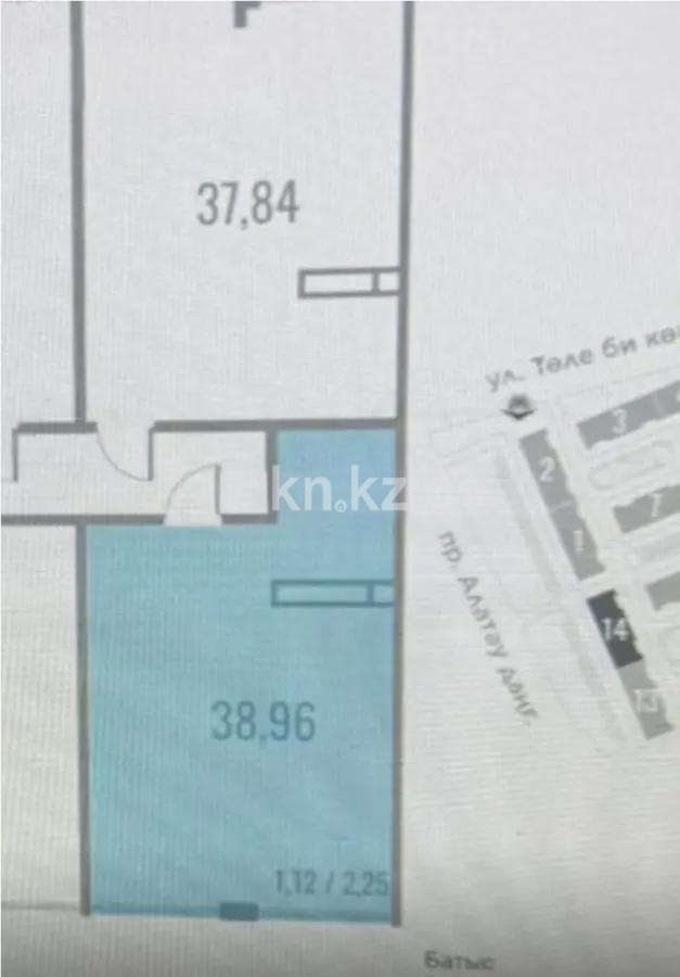 Продажа 1-комнатной квартиры, 40 м² - Продажа квартир в Алматы - страница 113 фото 1 из 1