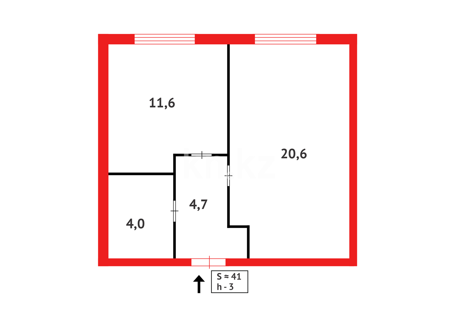 Продажа 1-комнатной квартиры, 41 м² - Продажа  однокомнатных квартир в новостройках Астаны фото 15 из 15