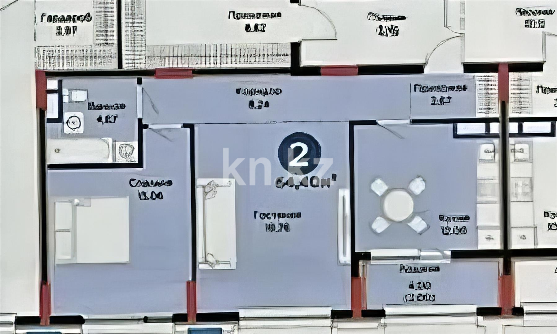 Продажа 2-комнатной квартиры, 64.4 м² - Продажа квартир в Астане без посредников - страница 37 фото 1 из 1