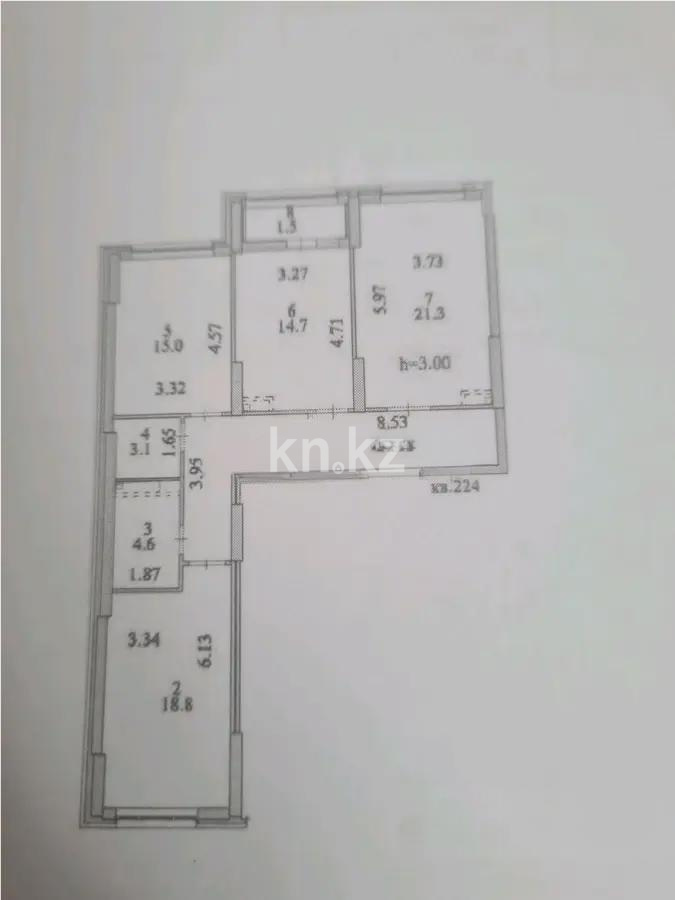 Продажа 3-комнатной квартиры, 95 м² в Астане - фото 3