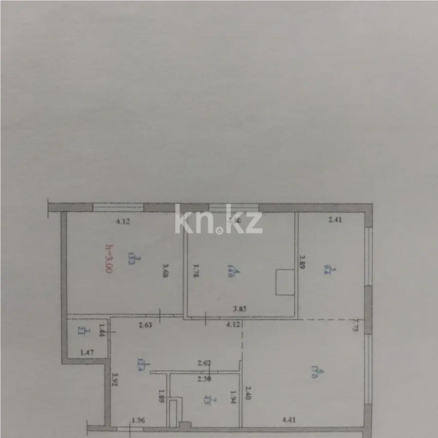 Продажа 3-комнатной квартиры, 78 м² - Продажа квартир в Алматы - страница 3 фото 1 из 1