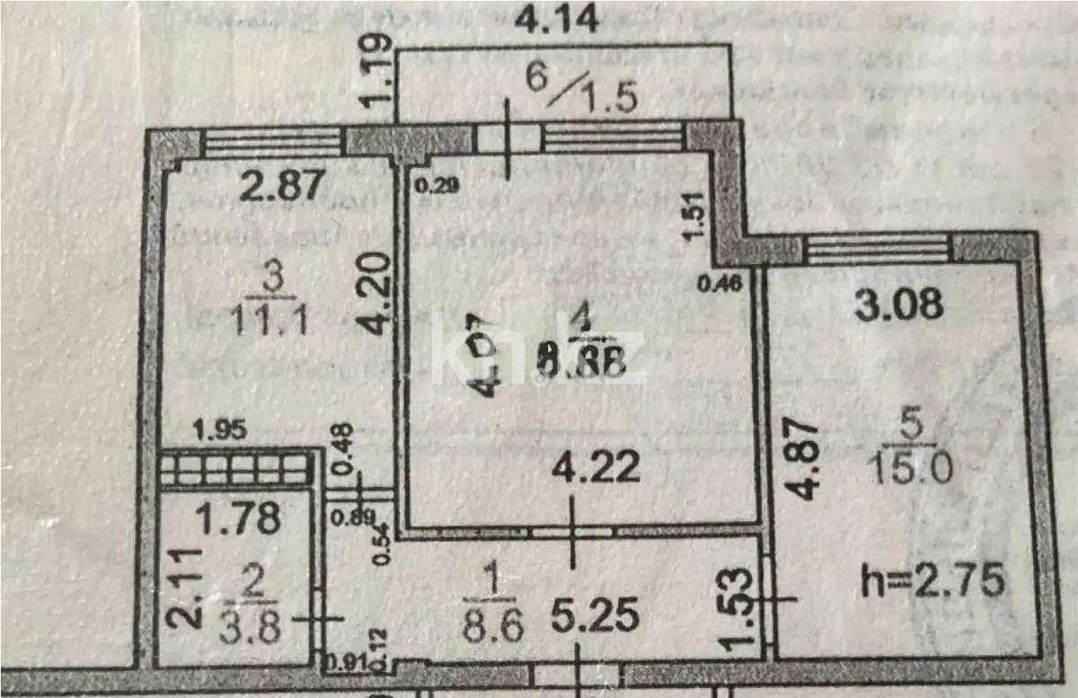 Продажа 2-комнатной квартиры, 61 м², ул. Сарыарка в Караганде - фото 6