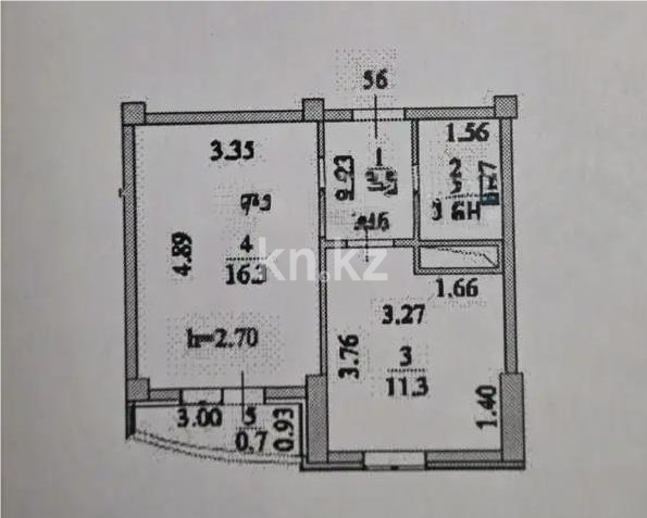 Продажа 1-комнатной квартиры, 35.3 м² - Продажа недвижимости в Астане - страница 20 фото 3 из 3