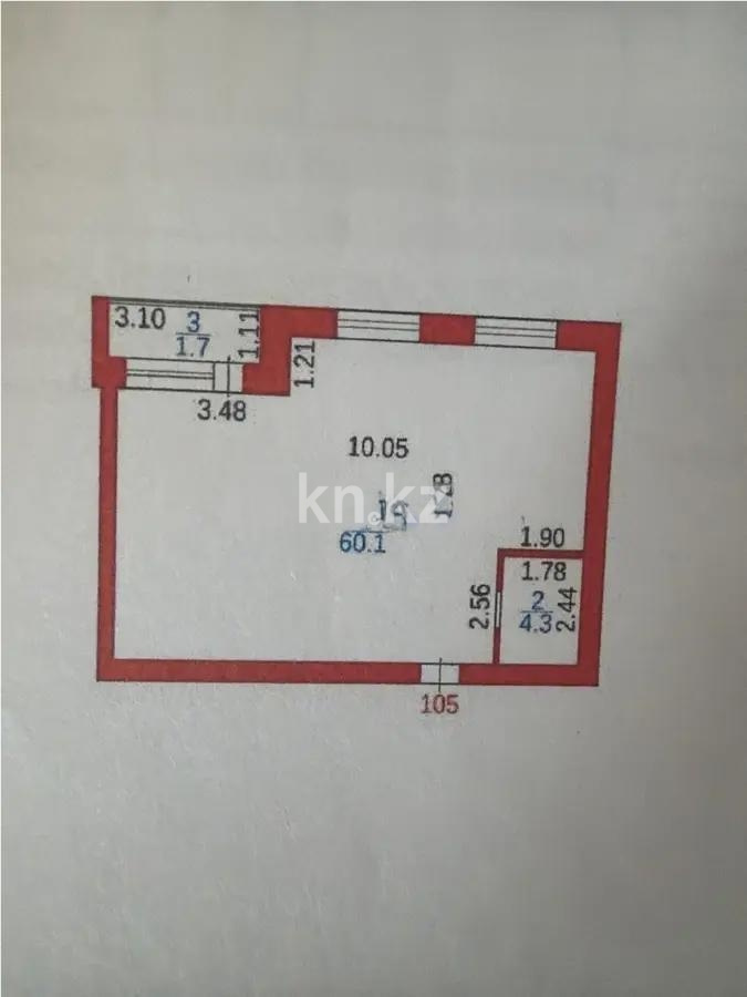 Продажа 2-комнатной квартиры, 60 м² - Продажа квартир в Городе Караганды - страница 2 фото 3 из 3
