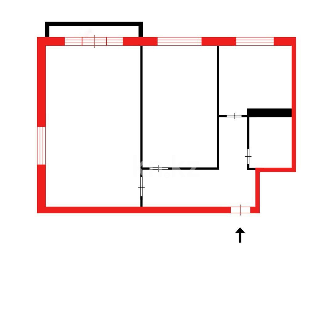 Продажа 2-комнатной квартиры, 44 м² в Караганде - фото 11