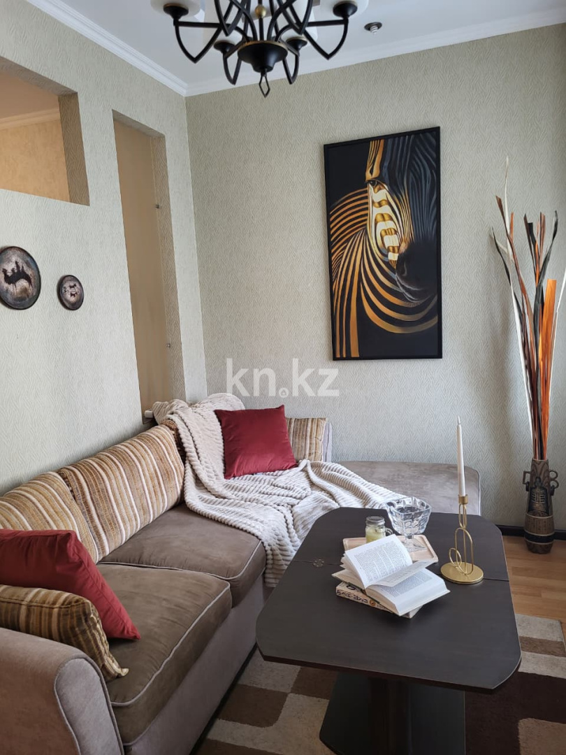 Аренда 2-комнатной квартиры, 50 м², ул. Ходжанова, дом  76 - пр. Аль-Фараби - Аренда квартир помесячно в Алматы с фото фото 3 из 36