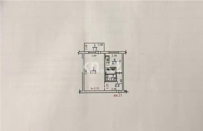Продажа 1-комнатной квартиры, 32 м² - Продажа однокомнатных квартир в Алматы фото 5 из 5