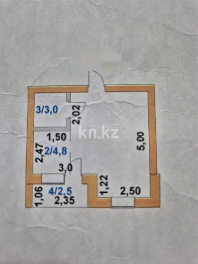 Продажа 1-комнатной квартиры, 28 м², ул. Лесная поляна, дом  14 - Продажа квартир в новостройках Астаны без посредников с фото фото 1 из 1