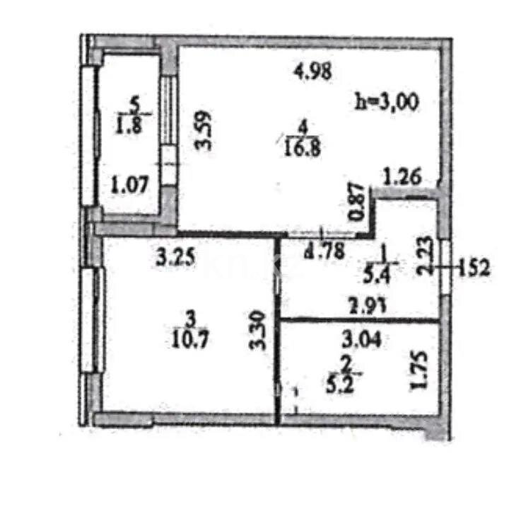 Продажа 1-комнатной квартиры, 40 м² в Астане