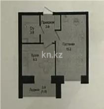 Продажа 1-комнатной квартиры, 34.1 м² в Астане