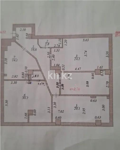 Продажа 4-комнатной квартиры, 126 м² в Астане