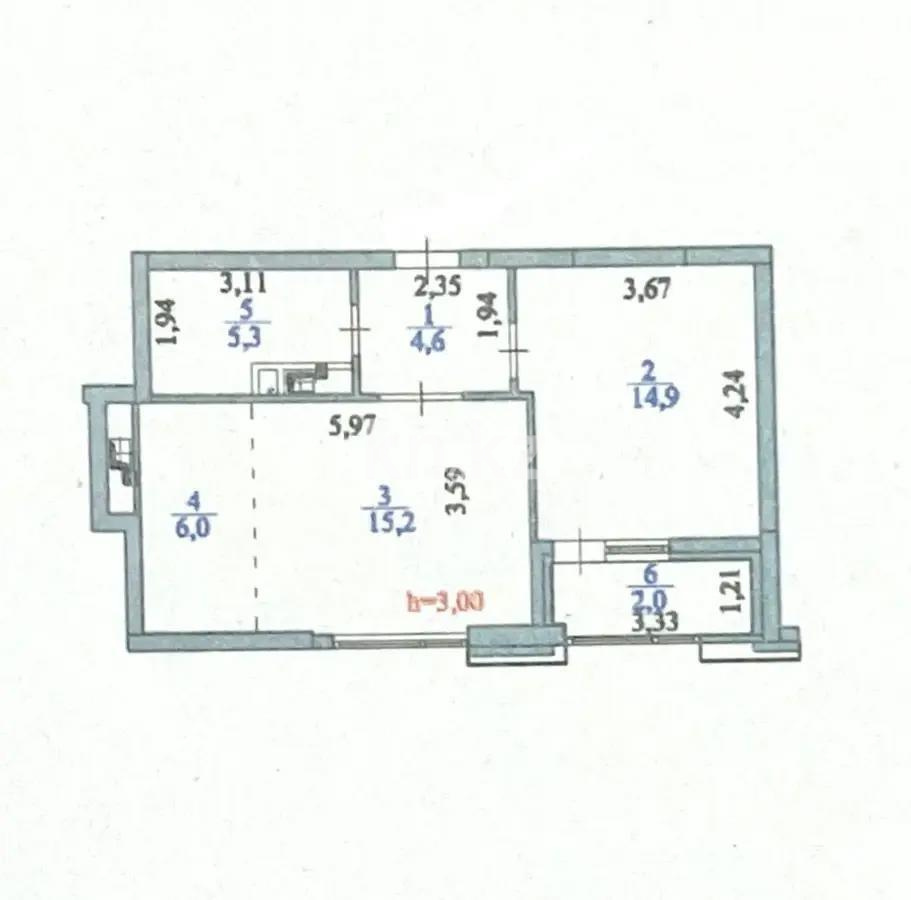 Продажа 2-комнатной квартиры, 49 м² - Продажа недвижимости в Казахстане - страница 32 фото 6 из 6