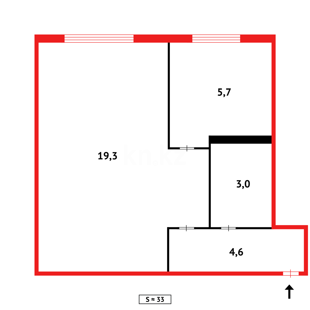 Продажа 1-комнатной квартиры, 32 м² - Продажа квартир в Балхаше фото 7 из 7