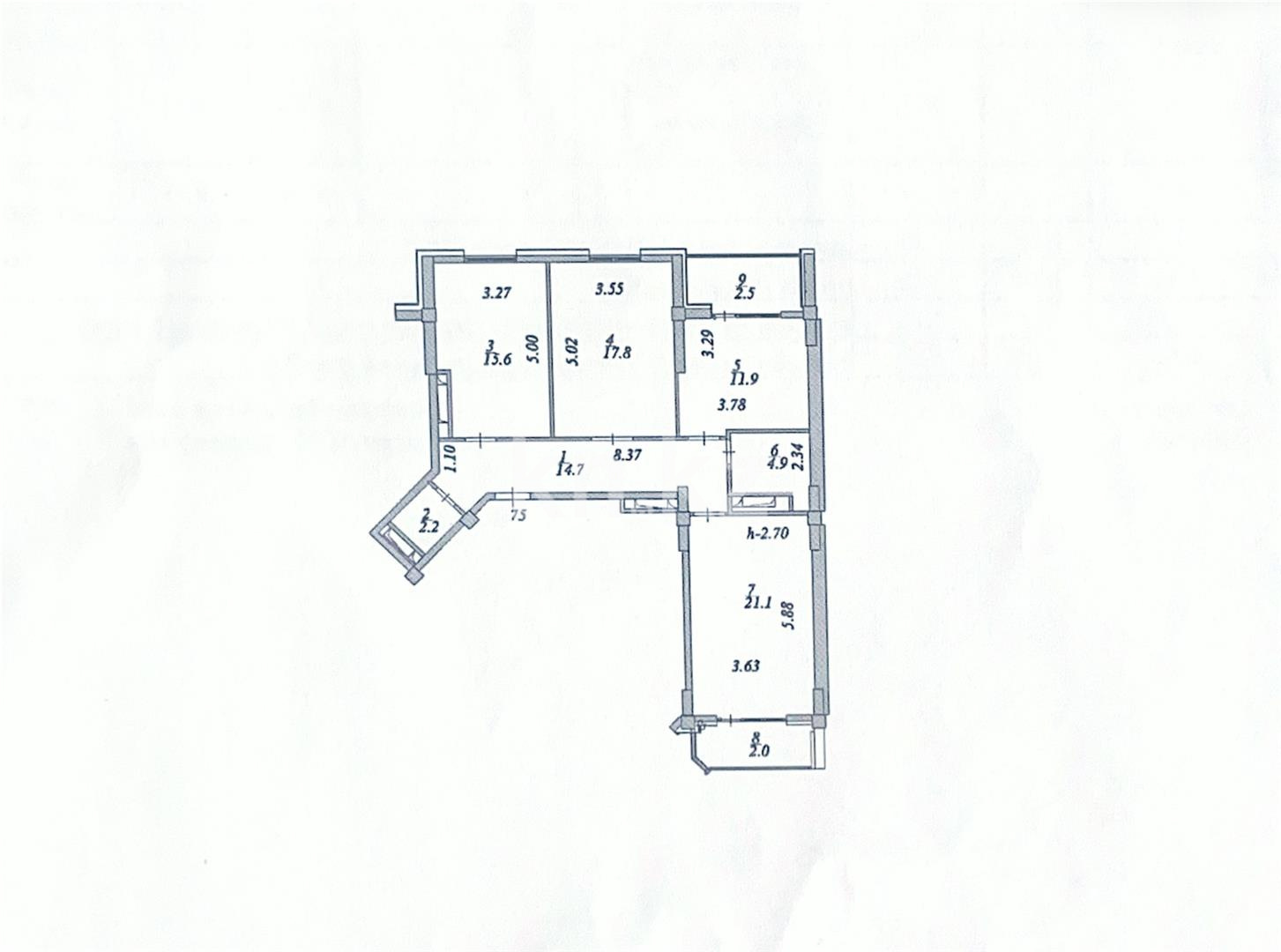 Продажа 3-комнатной квартиры, 92.7 м² - Продажа квартир в новостройках Астаны - страница 15 фото 1 из 2