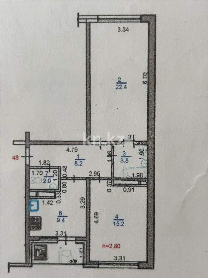 Продажа 2-комнатной квартиры, 64 м² - Продажа квартир в новостройках Алматы - страница 7 фото 4 из 4