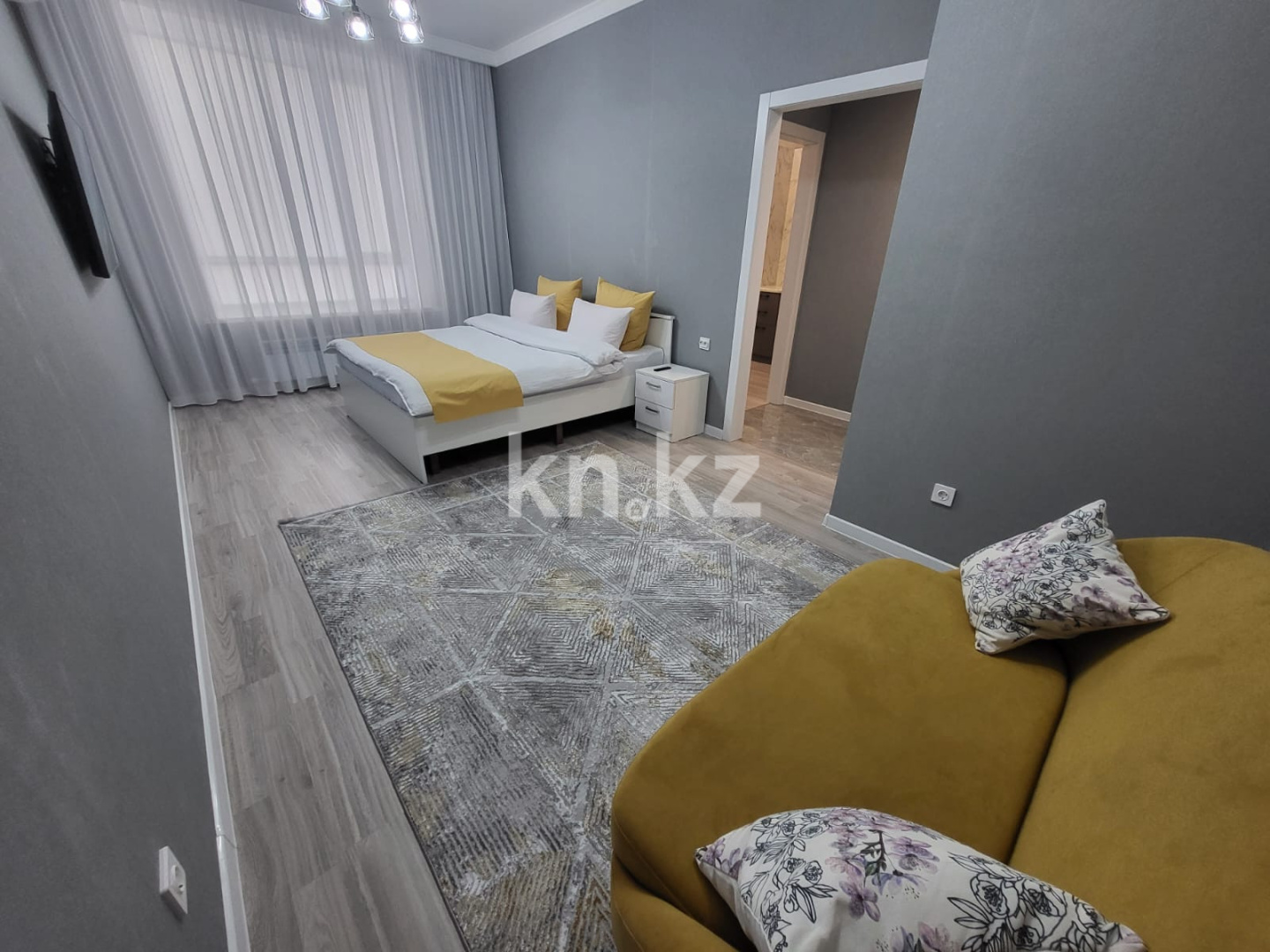 Аренда 1-комнатной квартиры посуточно, 38 м², ул. Култегин, дом  15 - Аренда квартир посуточно в Астане без посредников фото 7 из 16