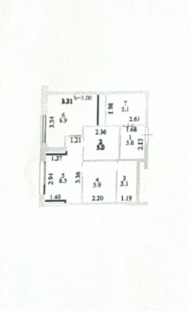 Продажа 3-комнатной квартиры, 40 м², ул. Е-36, дом  4 - Продажа квартир в новостройках Астаны фото 11 из 11