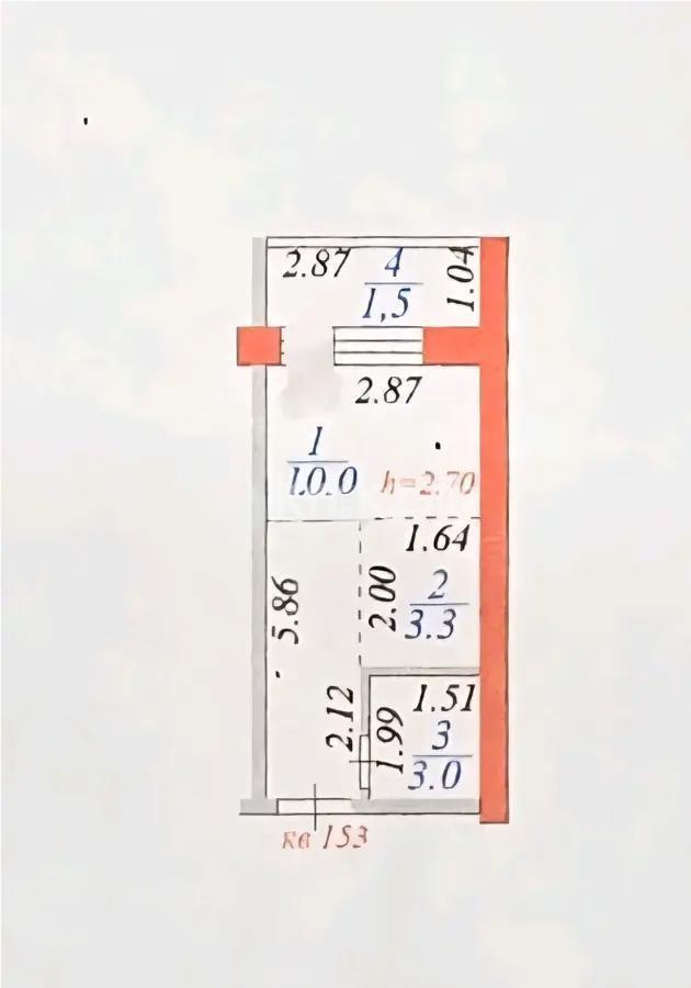 Продажа 1-комнатной квартиры, 18 м² - Продажа квартир в новостройках Астаны без посредников фото 1 из 1
