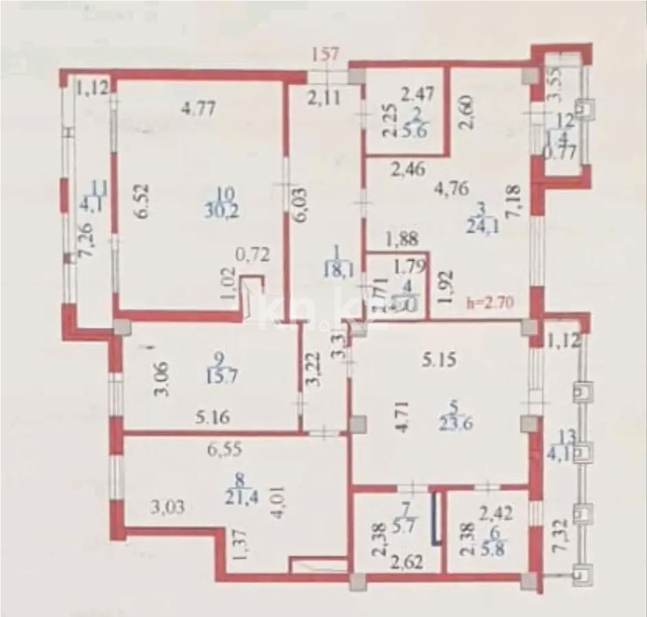 Продажа 4-комнатной квартиры, 163 м² - Продажа квартир в р-не Есиль Астаны - страница 5 фото 9 из 9