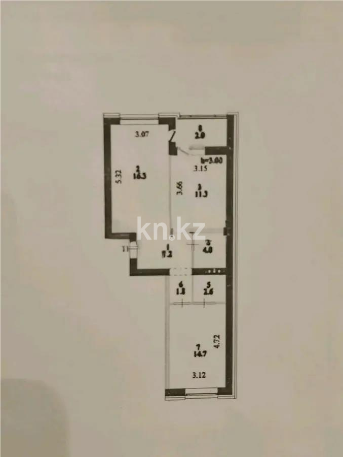 Продажа 2-комнатной квартиры, 60 м² - Продажа недвижимости в Казахстане - страница 9 фото 1 из 1