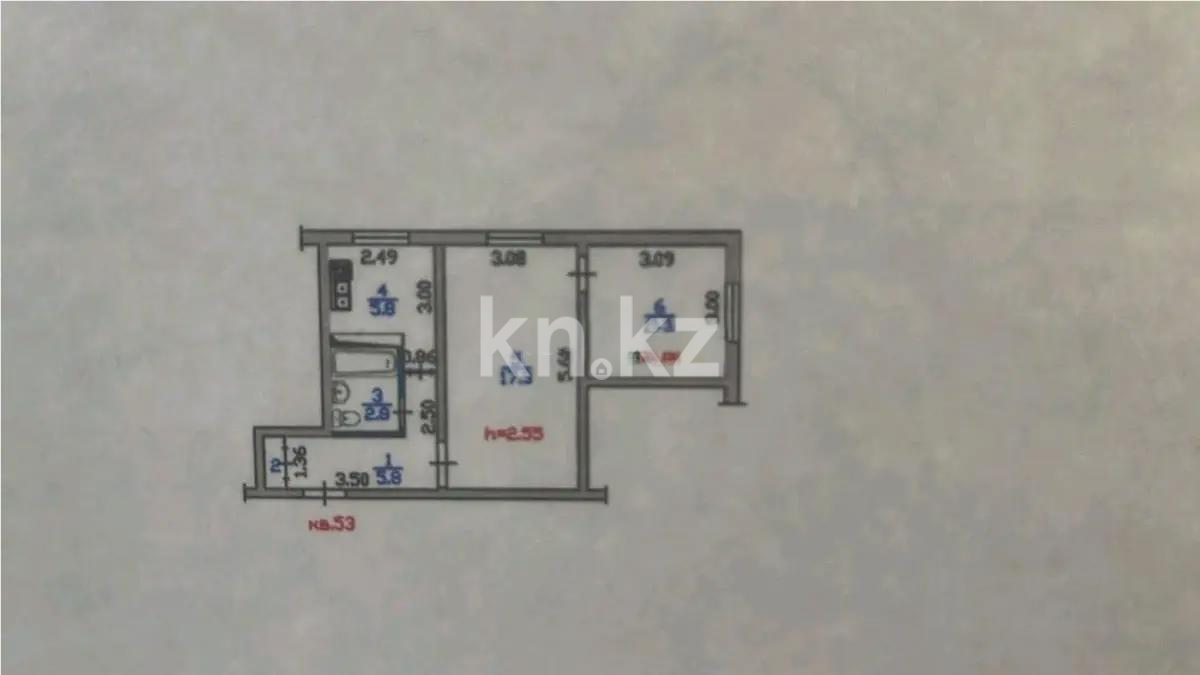 Продажа 2-комнатной квартиры, 41.5 м² - Продажа двухкомнатных квартир от собственников в Алматы - страница 52 фото 3 из 3